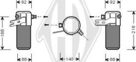 Diederichs DCT1016 - Dryer, air conditioning www.autospares.lv