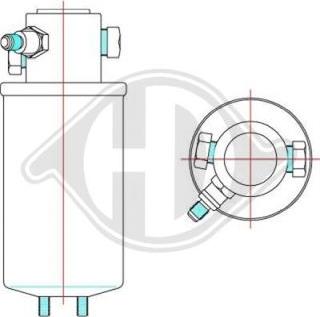 Diederichs DCT1239 - Dryer, air conditioning www.autospares.lv