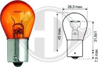 Diederichs LID10054 - Bulb, indicator www.autospares.lv