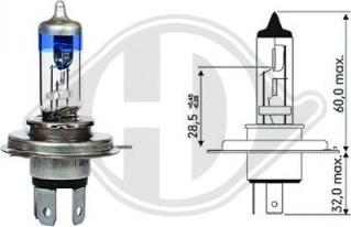 Diederichs LID10064 - Kvēlspuldze, Tālās gaismas lukturis autospares.lv