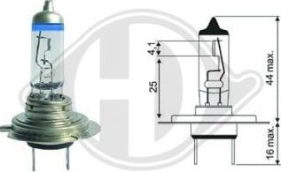 Diederichs LID10066 - Bulb, spotlight www.autospares.lv