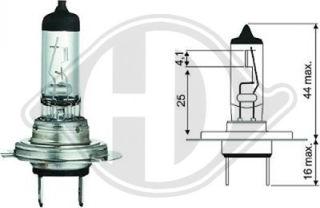 Diederichs LID10019 - Kvēlspuldze, Tālās gaismas lukturis autospares.lv