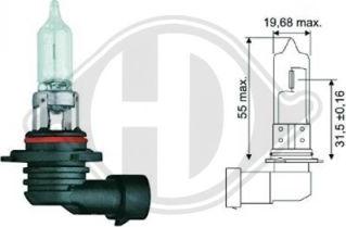 Diederichs LID10025 - Kvēlspuldze, Tālās gaismas lukturis www.autospares.lv