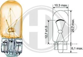 Diederichs LID10079 - Bulb, indicator www.autospares.lv