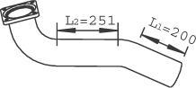 Dinex 47184 - Izplūdes caurule www.autospares.lv