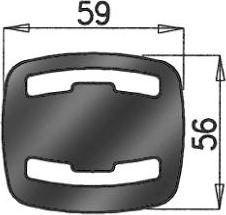 Dinex 50809 - Kronšteins, Izplūdes gāzu sistēma www.autospares.lv