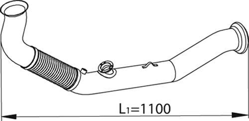 Dinex 66139 - Izplūdes caurule www.autospares.lv