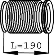 Dinex 68239 - Gofrēta caurule, Izplūdes sistēma www.autospares.lv