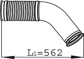 Dinex 67121 - Izplūdes caurule www.autospares.lv