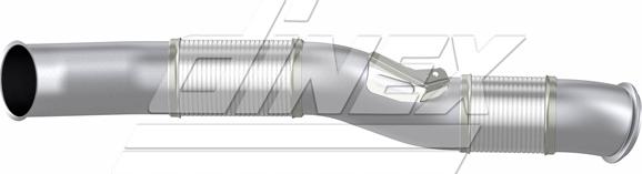 Dinex 6LA007 - Izplūdes caurule www.autospares.lv