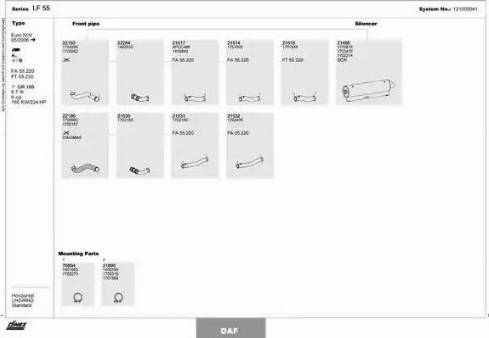 Dinex 121000041 - Izplūdes gāzu sistēma www.autospares.lv