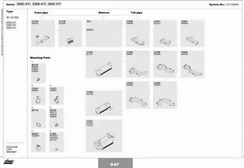 Dinex 121100009 - Izplūdes gāzu sistēma www.autospares.lv