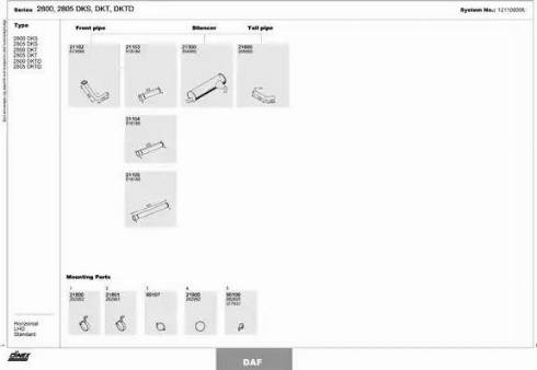 Dinex 121100006 - Izplūdes gāzu sistēma www.autospares.lv