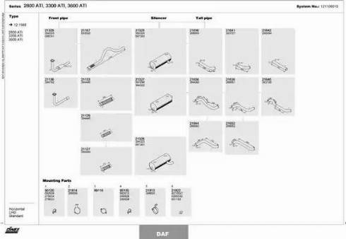 Dinex 121100010 - Izplūdes gāzu sistēma www.autospares.lv