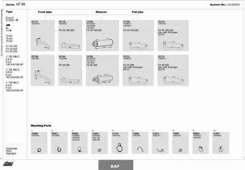 Dinex 121200053 - Izplūdes gāzu sistēma www.autospares.lv