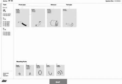 Dinex 121200052 - Izplūdes gāzu sistēma www.autospares.lv