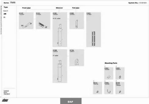 Dinex 121201003 - Izplūdes gāzu sistēma www.autospares.lv