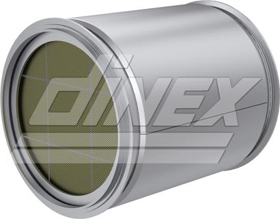 Dinex 1JI001 - Nosēdumu / Daļiņu filtrs, Izplūdes gāzu sistēma www.autospares.lv