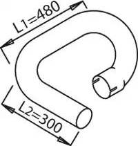 Dinex 21683 - Izplūdes caurule www.autospares.lv