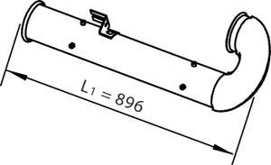 Dinex 21790 - Izplūdes caurule www.autospares.lv