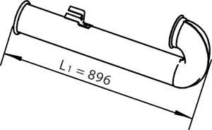 Dinex 21789 - Izplūdes caurule www.autospares.lv