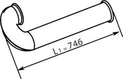 Dinex 21773 - Izplūdes caurule www.autospares.lv