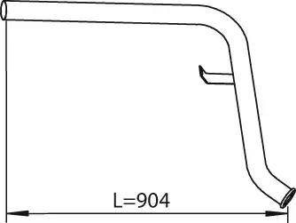 Dinex 28632 - Izplūdes caurule www.autospares.lv