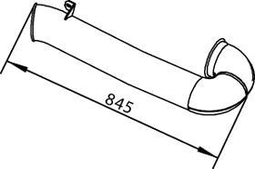 Dinex 22615 - Izplūdes caurule www.autospares.lv