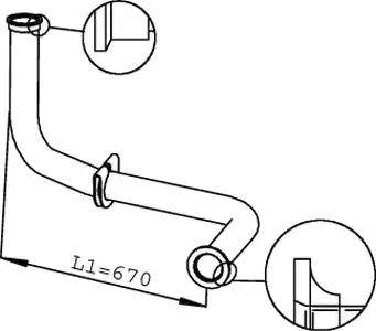 Dinex 22148 - Izplūdes caurule www.autospares.lv