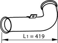 Dinex 22156 - Izplūdes caurule www.autospares.lv