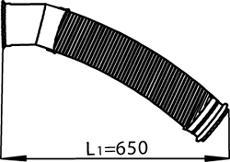 Dinex 22168 - Izplūdes caurule www.autospares.lv