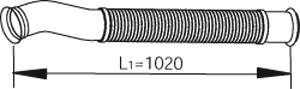 Dinex 22188 - Izplūdes caurule www.autospares.lv