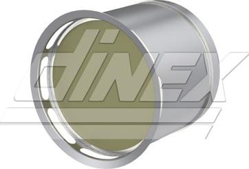 Dinex 2AI000-RX - Nosēdumu / Daļiņu filtrs, Izplūdes gāzu sistēma www.autospares.lv