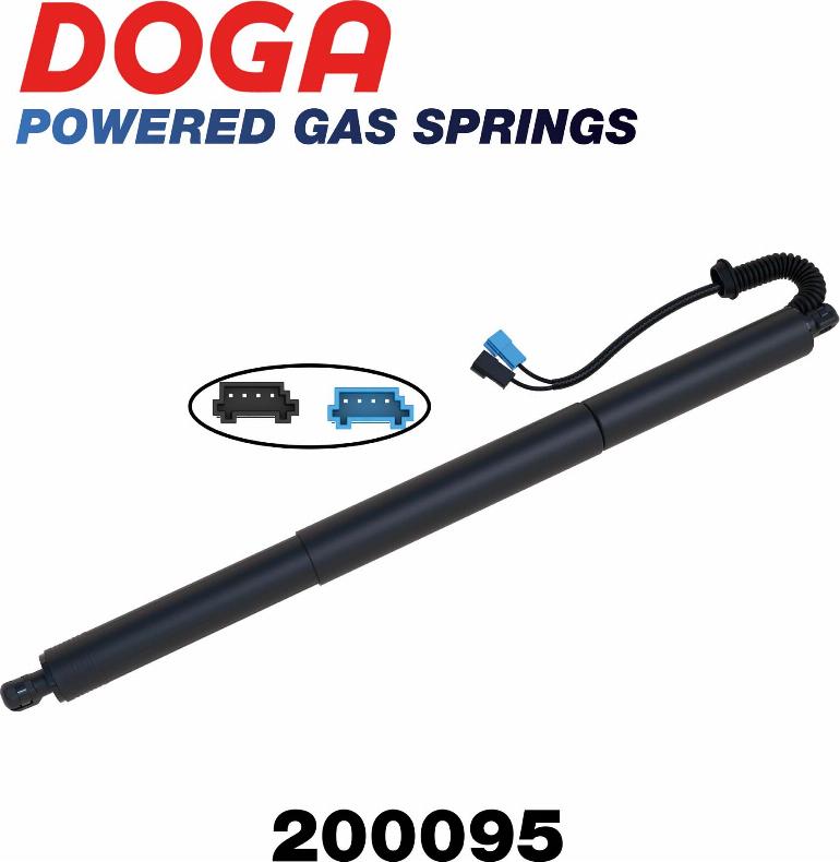 DOGA 200095 - Elektromotors, Bagāžas nod. vāks www.autospares.lv