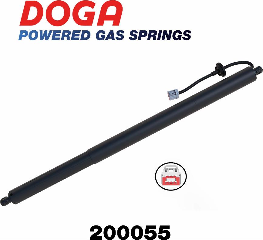 DOGA 200055 - Elektromotors, Bagāžas nod. vāks www.autospares.lv