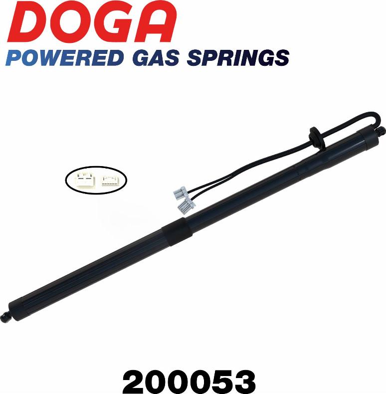 DOGA 200053 - Elektromotors, Bagāžas nod. vāks www.autospares.lv