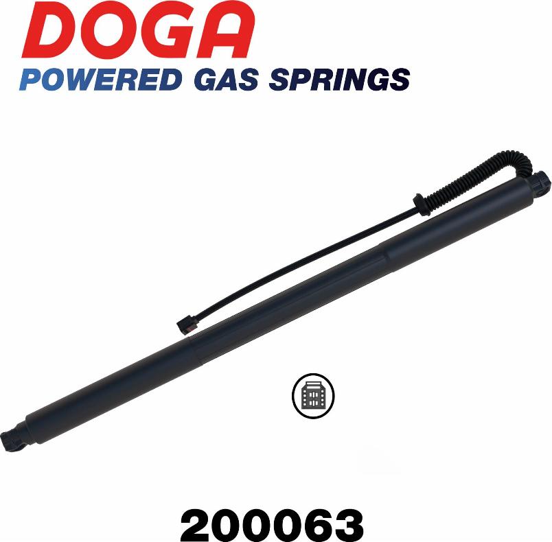 DOGA 200063 - Elektromotors, Bagāžas nod. vāks www.autospares.lv