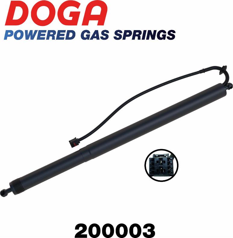 DOGA 200003 - Elektromotors, Bagāžas nod. vāks www.autospares.lv