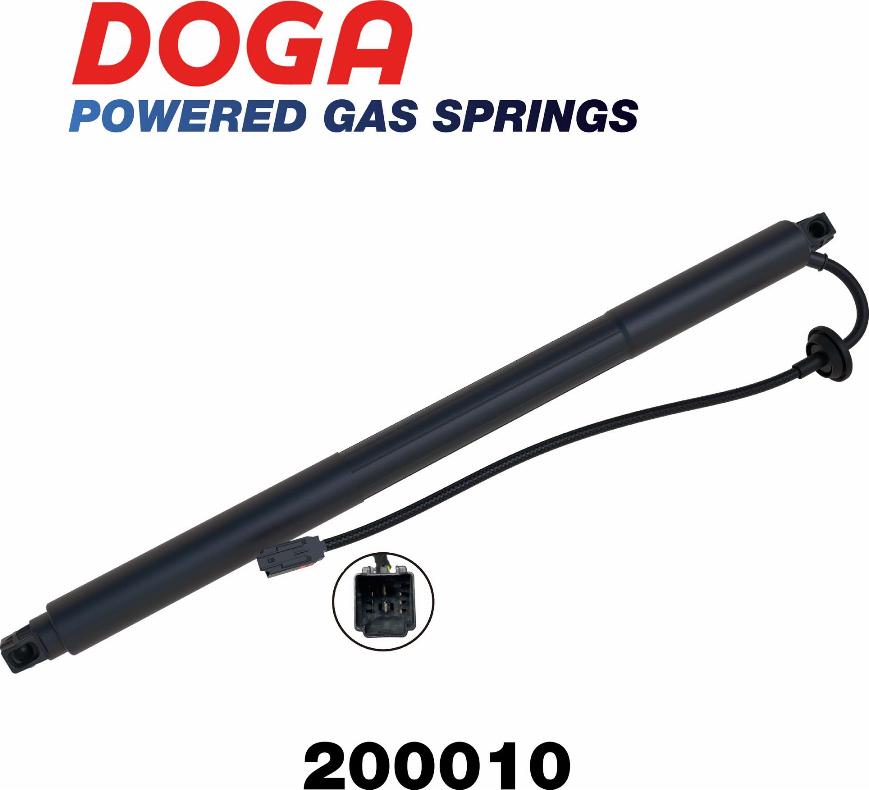 DOGA 200010 - Elektromotors, Bagāžas nod. vāks www.autospares.lv