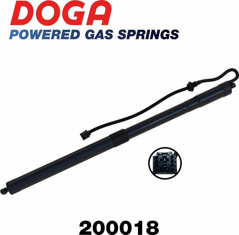 DOGA 200018 - Elektromotors, Bagāžas nod. vāks www.autospares.lv