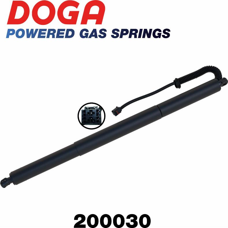 DOGA 200030 - Elektromotors, Bagāžas nod. vāks www.autospares.lv