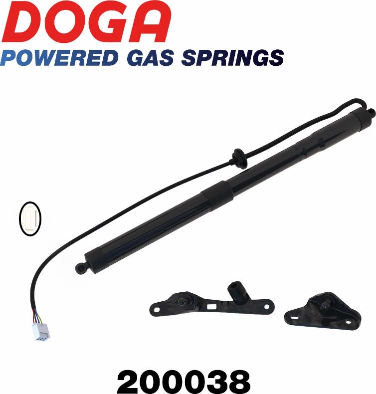 DOGA 200038 - Elektromotors, Bagāžas nod. vāks www.autospares.lv