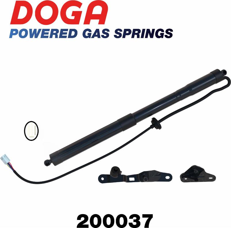 DOGA 200037 - Elektromotors, Bagāžas nod. vāks www.autospares.lv