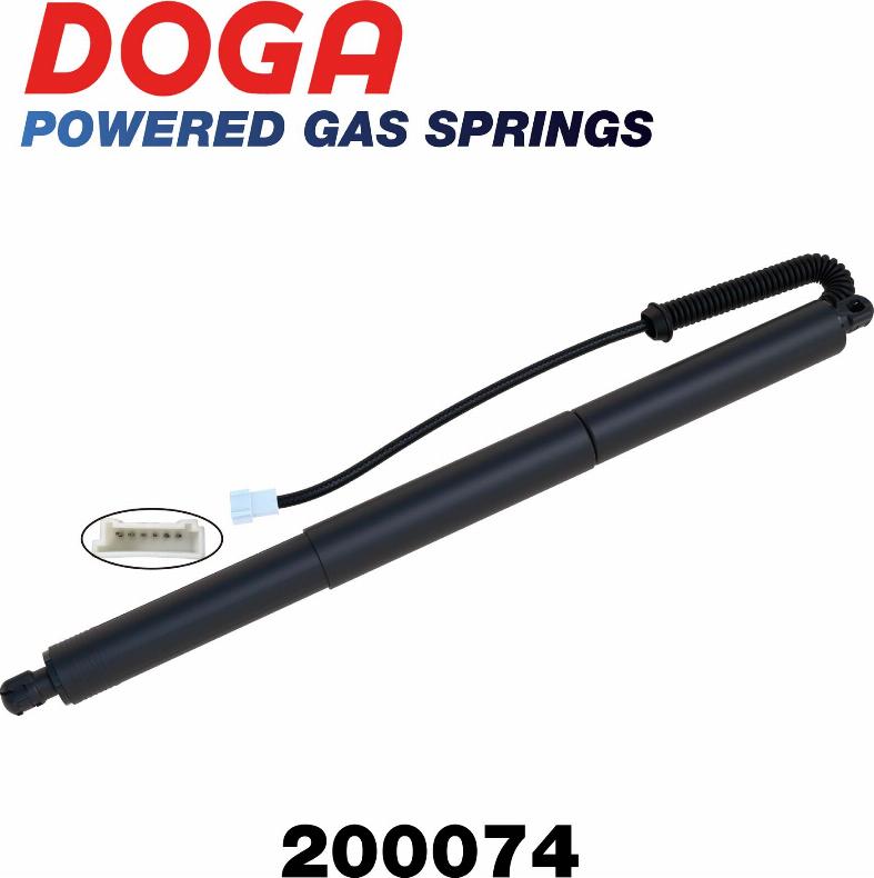 DOGA 200074 - Elektromotors, Bagāžas nod. vāks www.autospares.lv