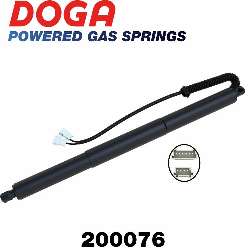 DOGA 200076 - Elektromotors, Bagāžas nod. vāks www.autospares.lv