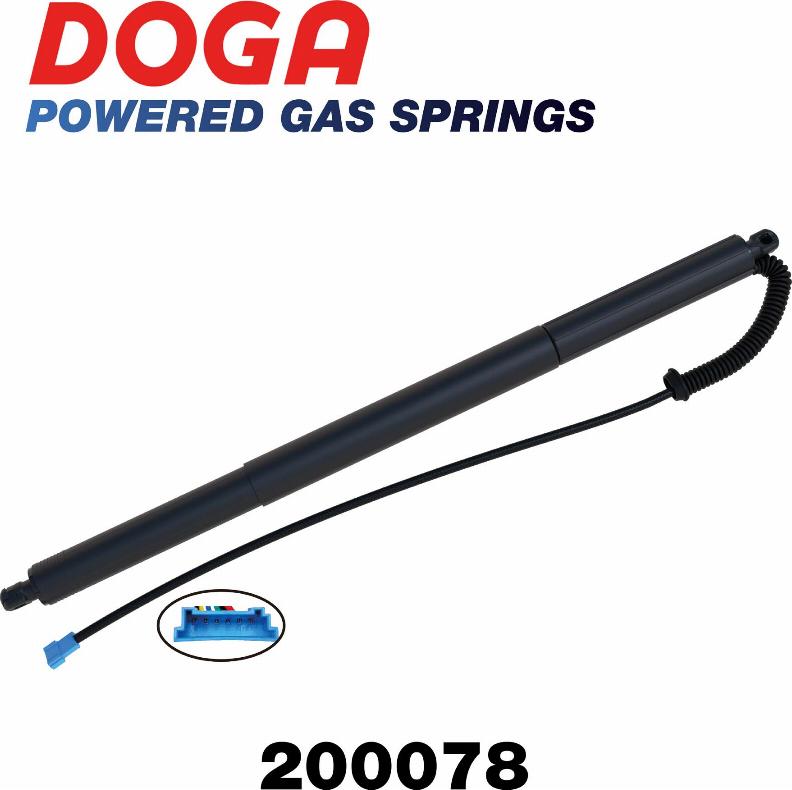 DOGA 200078 - Elektromotors, Bagāžas nod. vāks www.autospares.lv