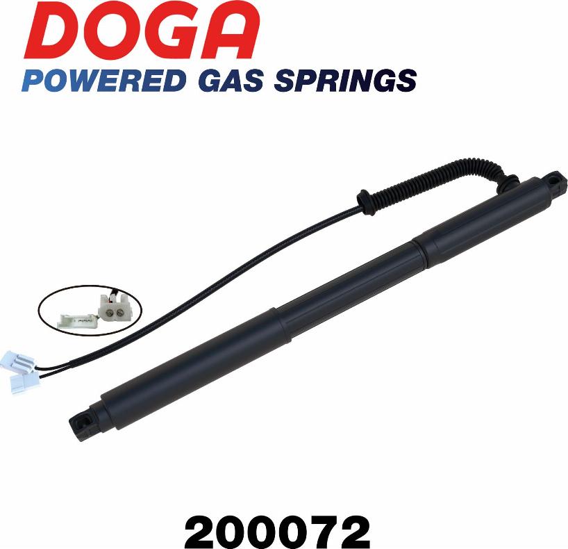 DOGA 200072 - Elektromotors, Bagāžas nod. vāks www.autospares.lv