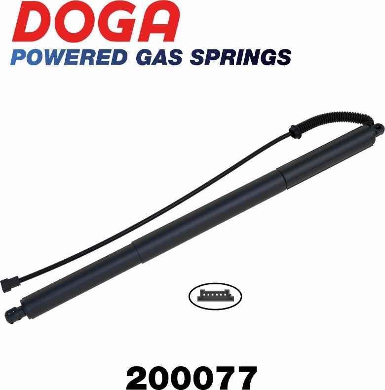 DOGA 200077 - Elektromotors, Bagāžas nod. vāks www.autospares.lv