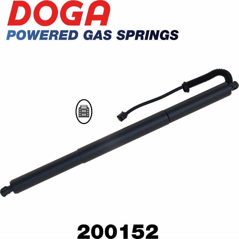 DOGA 200152 - Elektromotors, Bagāžas nod. vāks www.autospares.lv