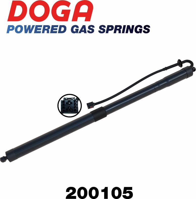 DOGA 200105 - Elektromotors, Bagāžas nod. vāks www.autospares.lv